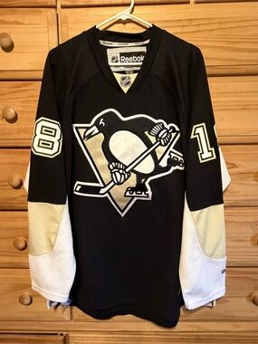 Reebok Pittsburgh Penguins Black NHL Hockey Jersey xl